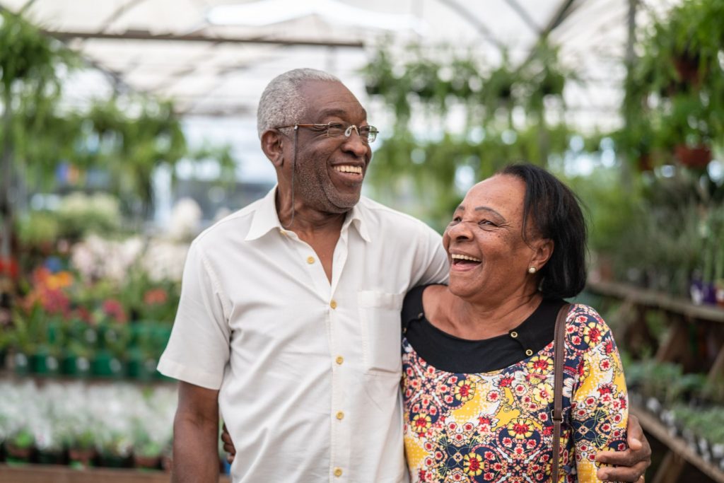 older african american couple